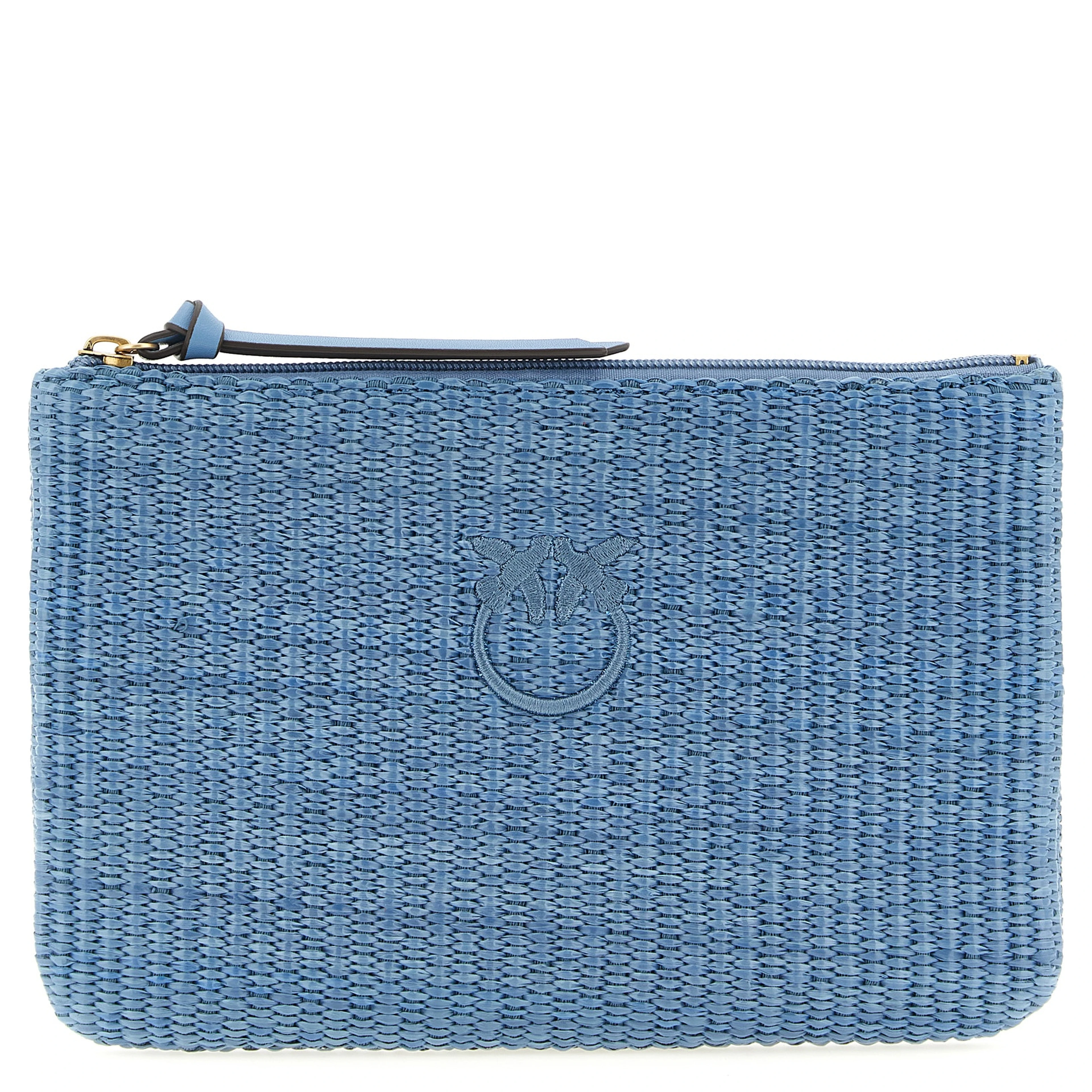 Blue Polypropylene Clutch Bag