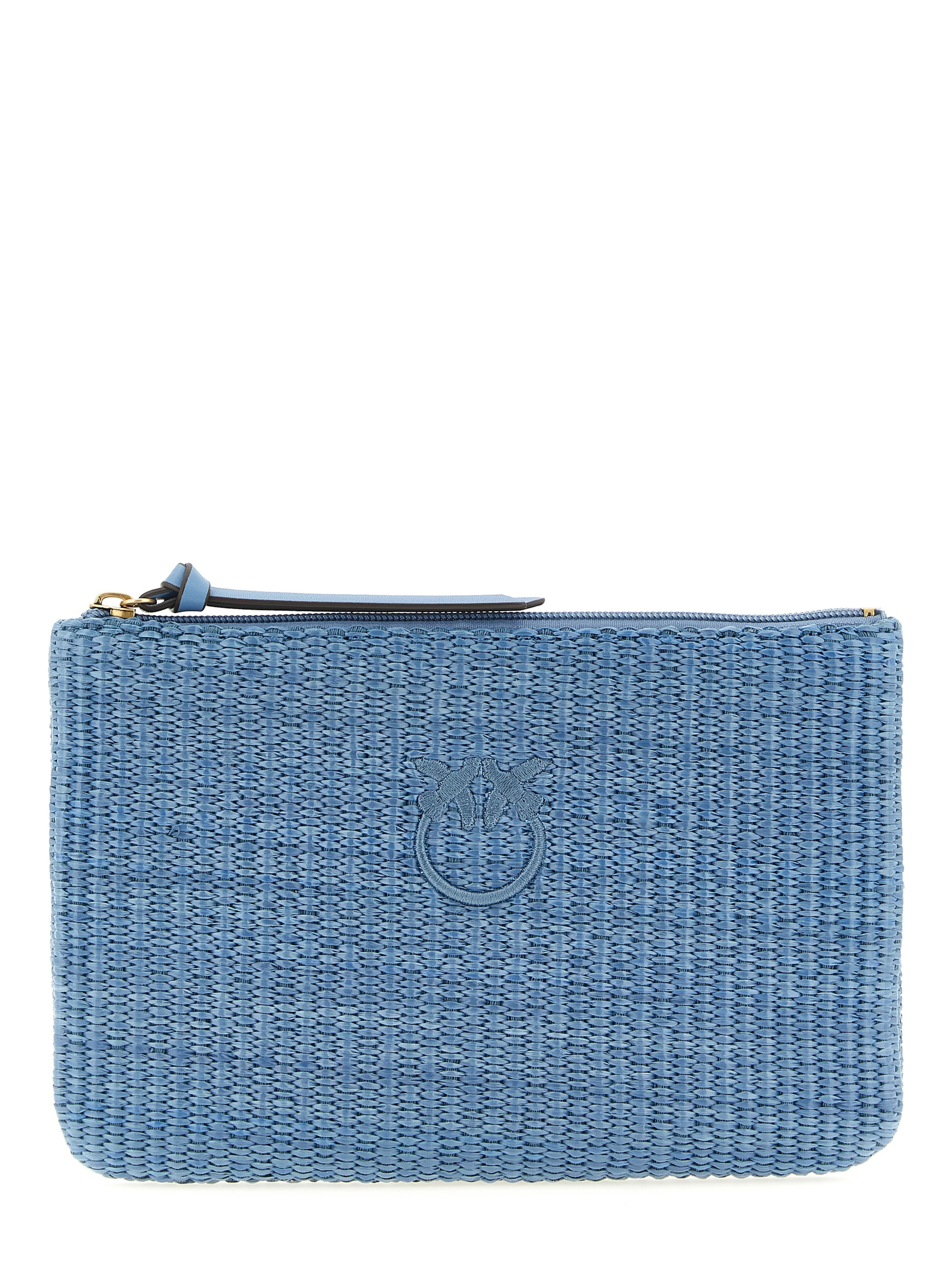 Blue Polypropylene Clutch Bag