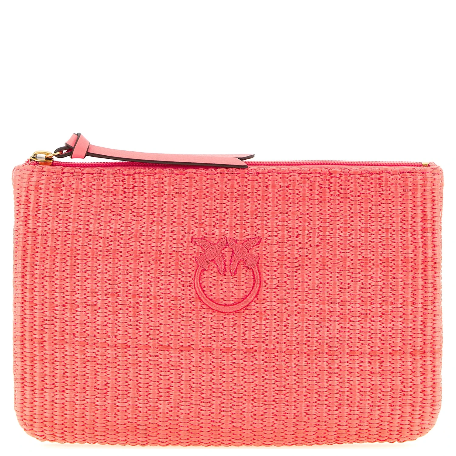 Fuchsia Polypropylene Clutch Bag