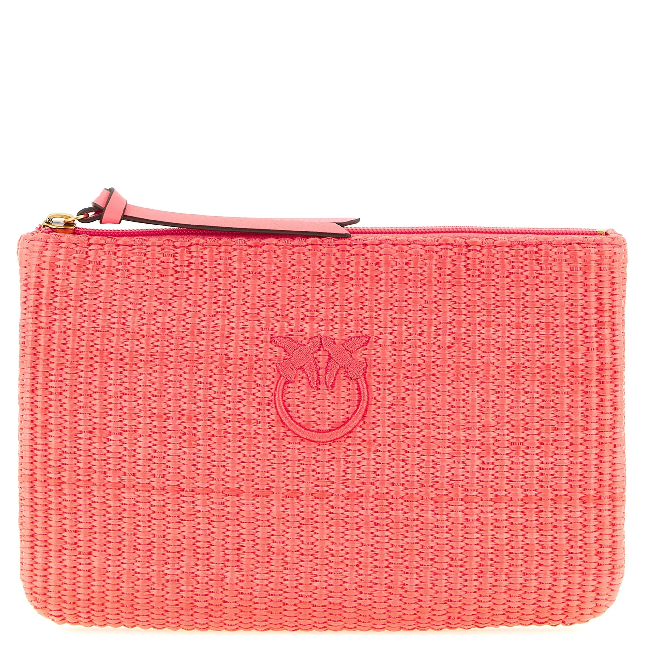 Fuchsia Polypropylene Clutch Bag