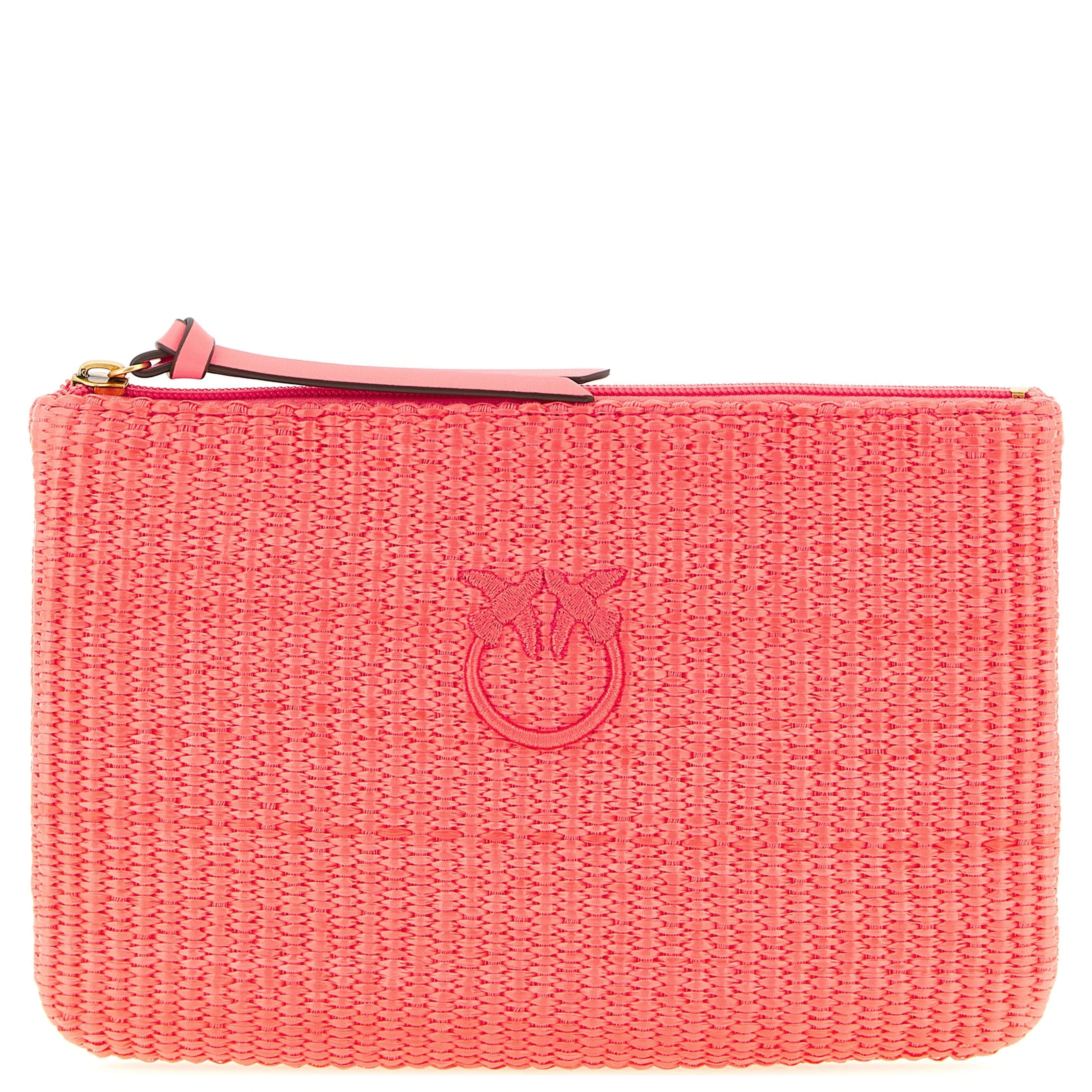 Fuchsia Polypropylene Clutch Bag