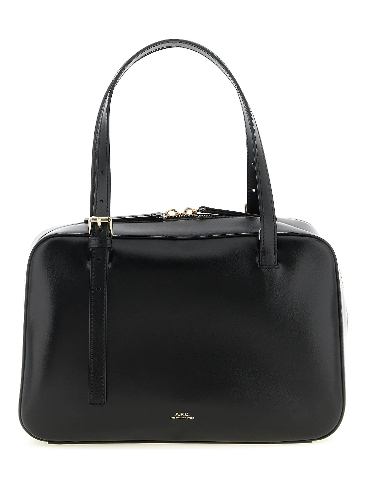 Black Cowhide Handbag