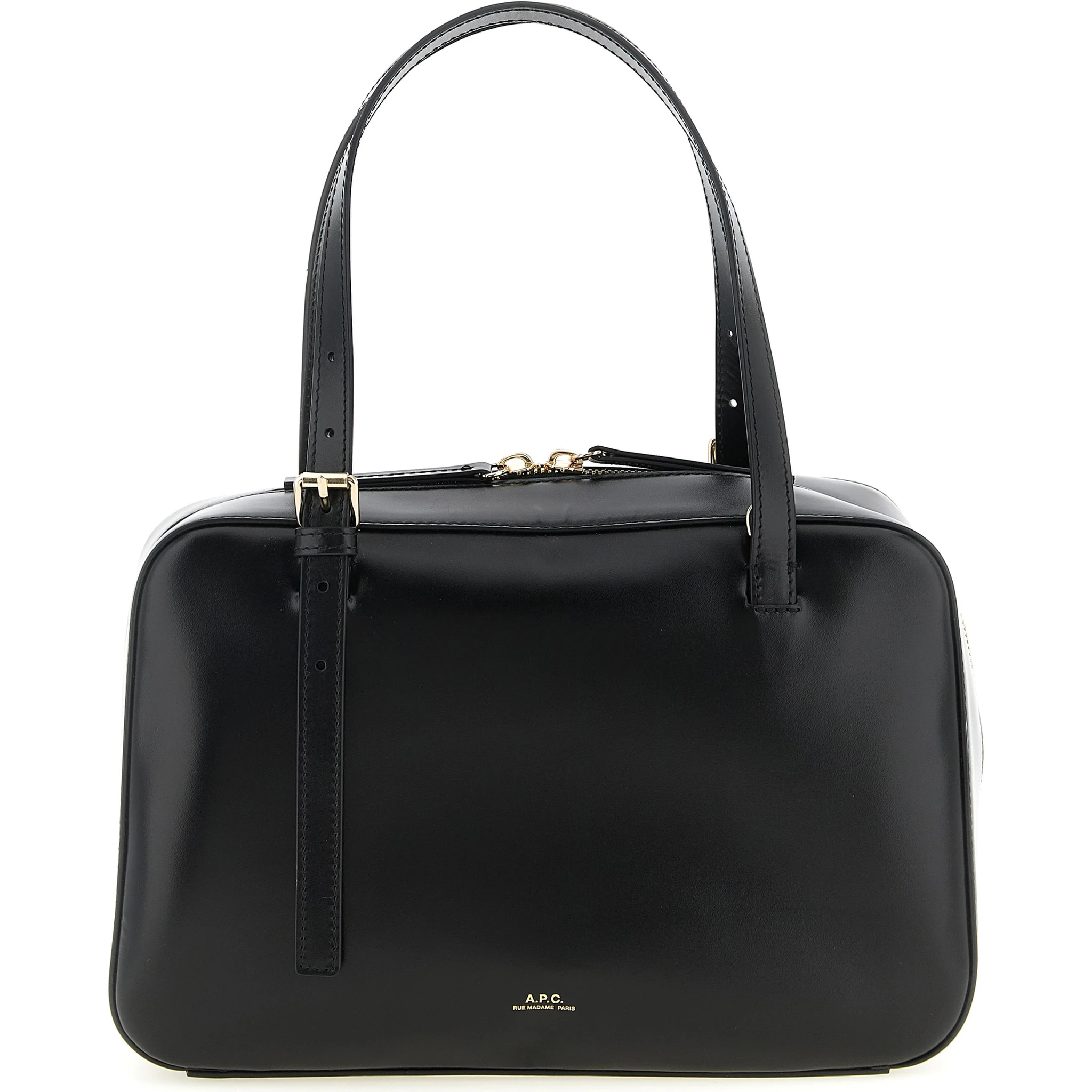 Black Cowhide Handbag