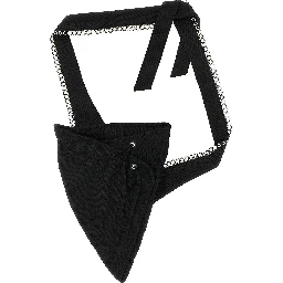 Black Cotton Crossbody Bag
