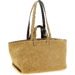 Brown Cowhide Tote Bag