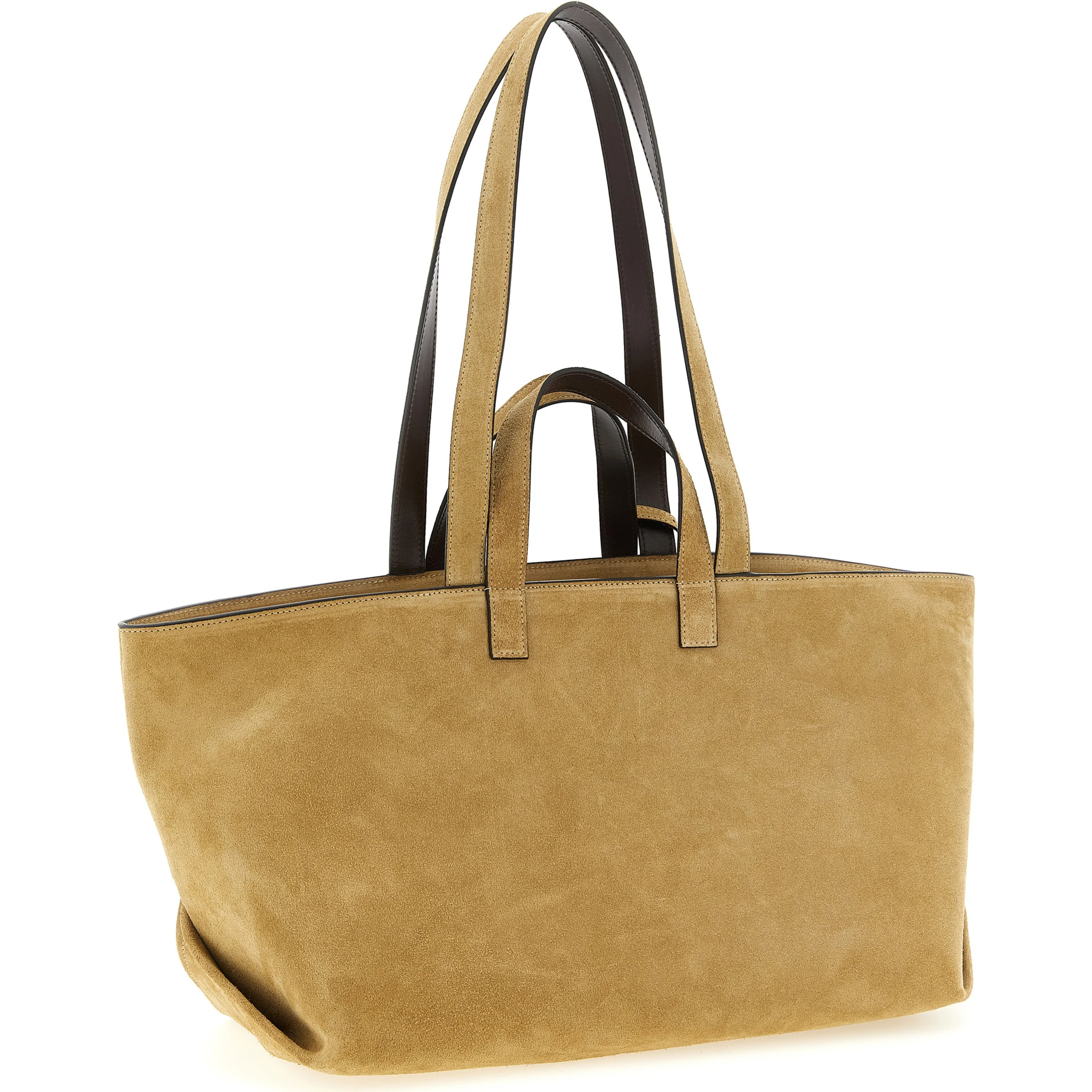 Brown Cowhide Tote Bag