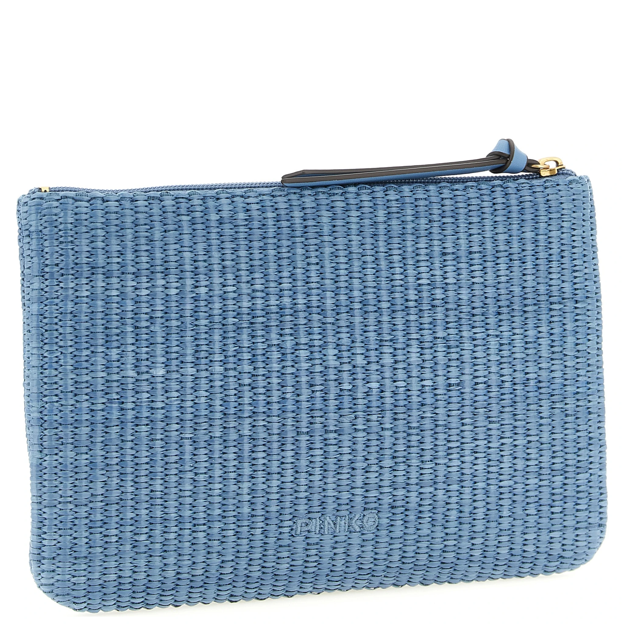 Blue Polypropylene Clutch Bag