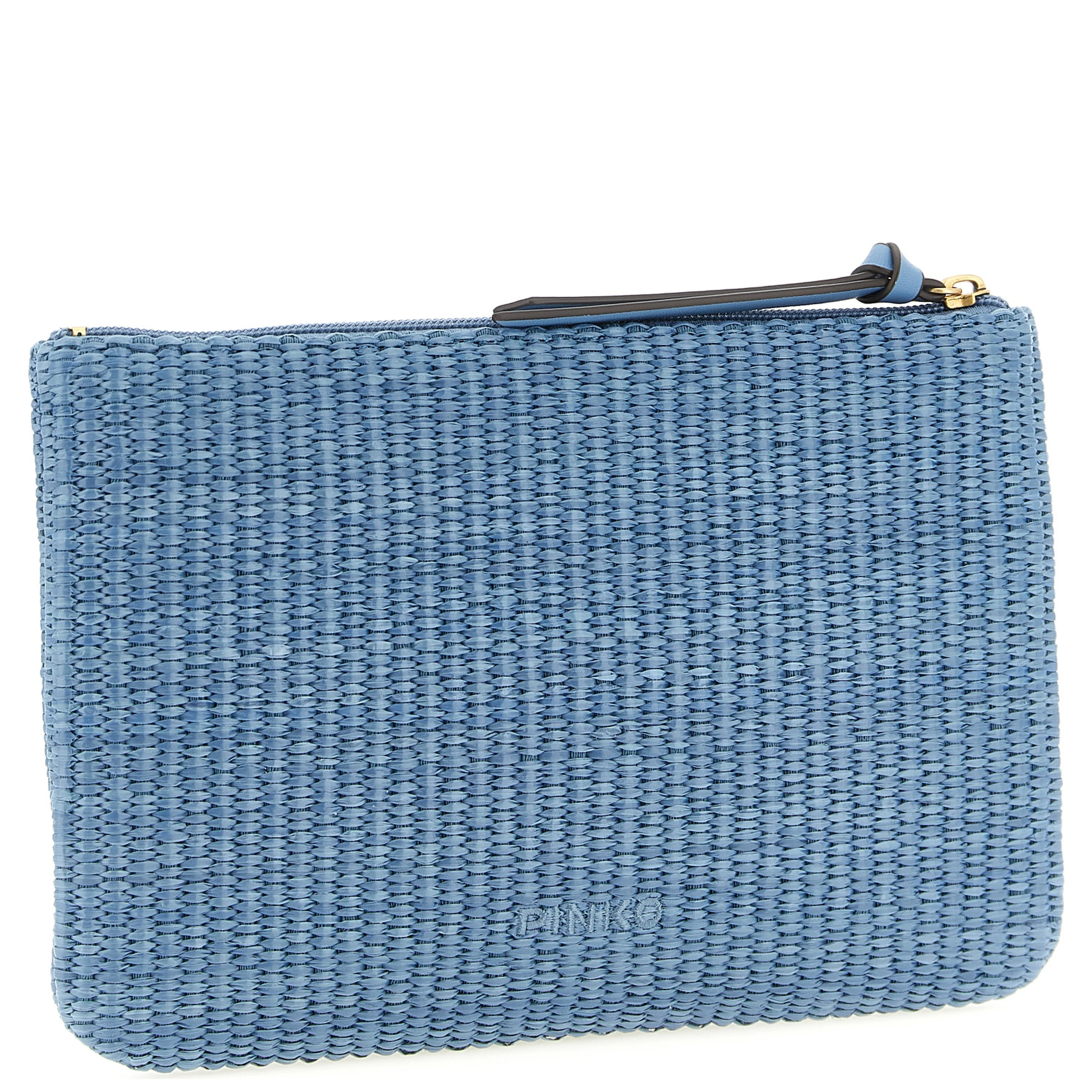 Blue Polypropylene Clutch Bag