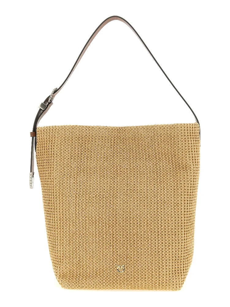 Multicolor Cowhide Shoulder Bag