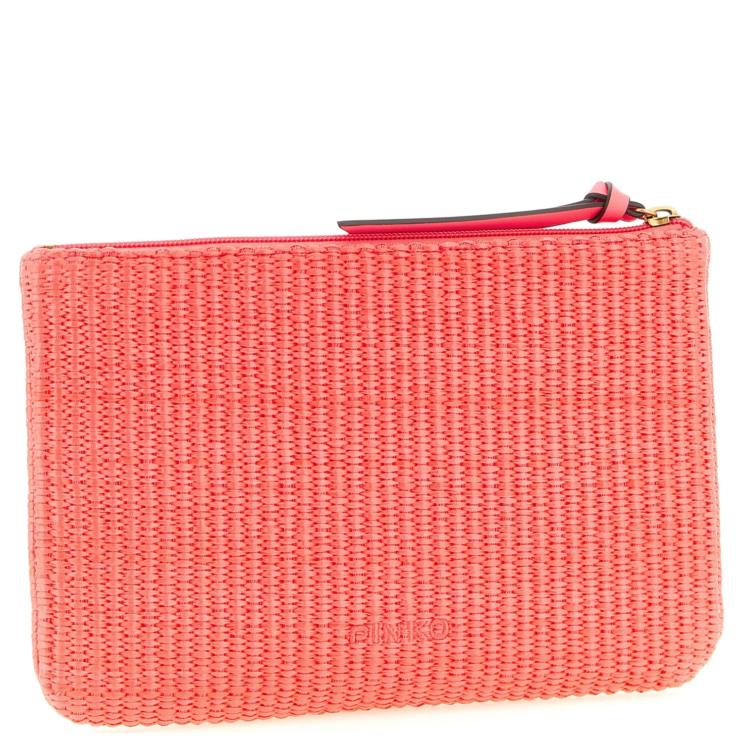 Fuchsia Polypropylene Clutch Bag