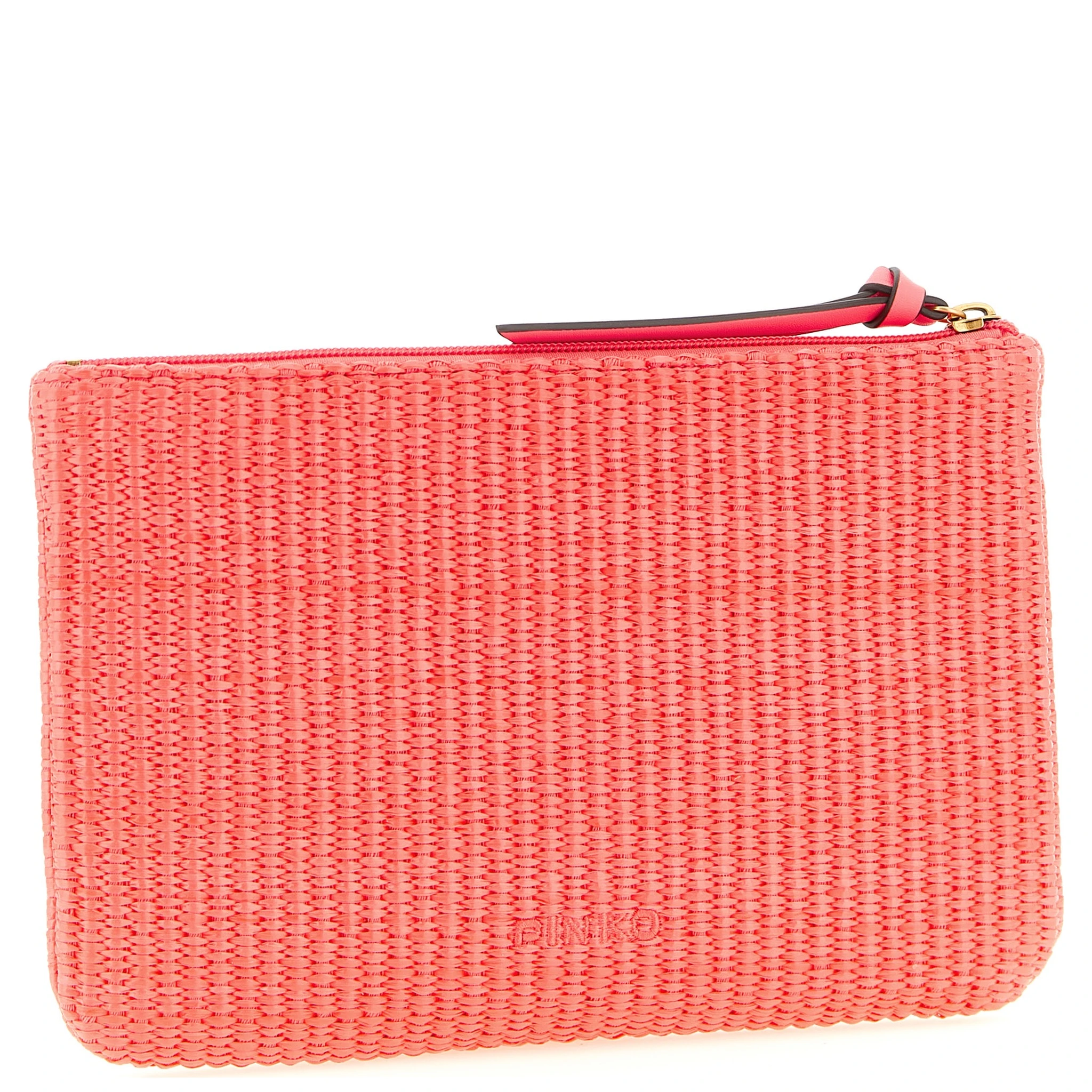 Fuchsia Polypropylene Clutch Bag