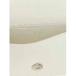 White Calfskin Shoulder Bag