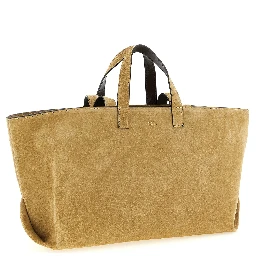 Brown Cowhide Tote Bag