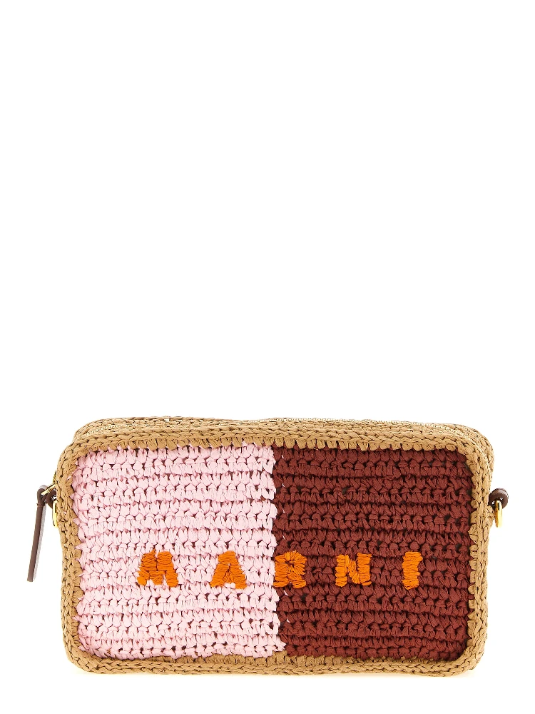 Multicolor Paper Crossbody Bag