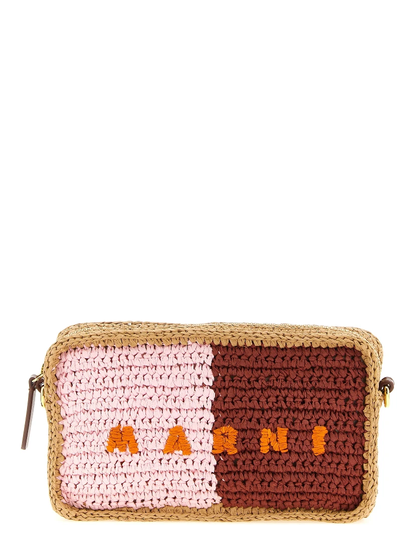 Multicolor Paper Crossbody Bag