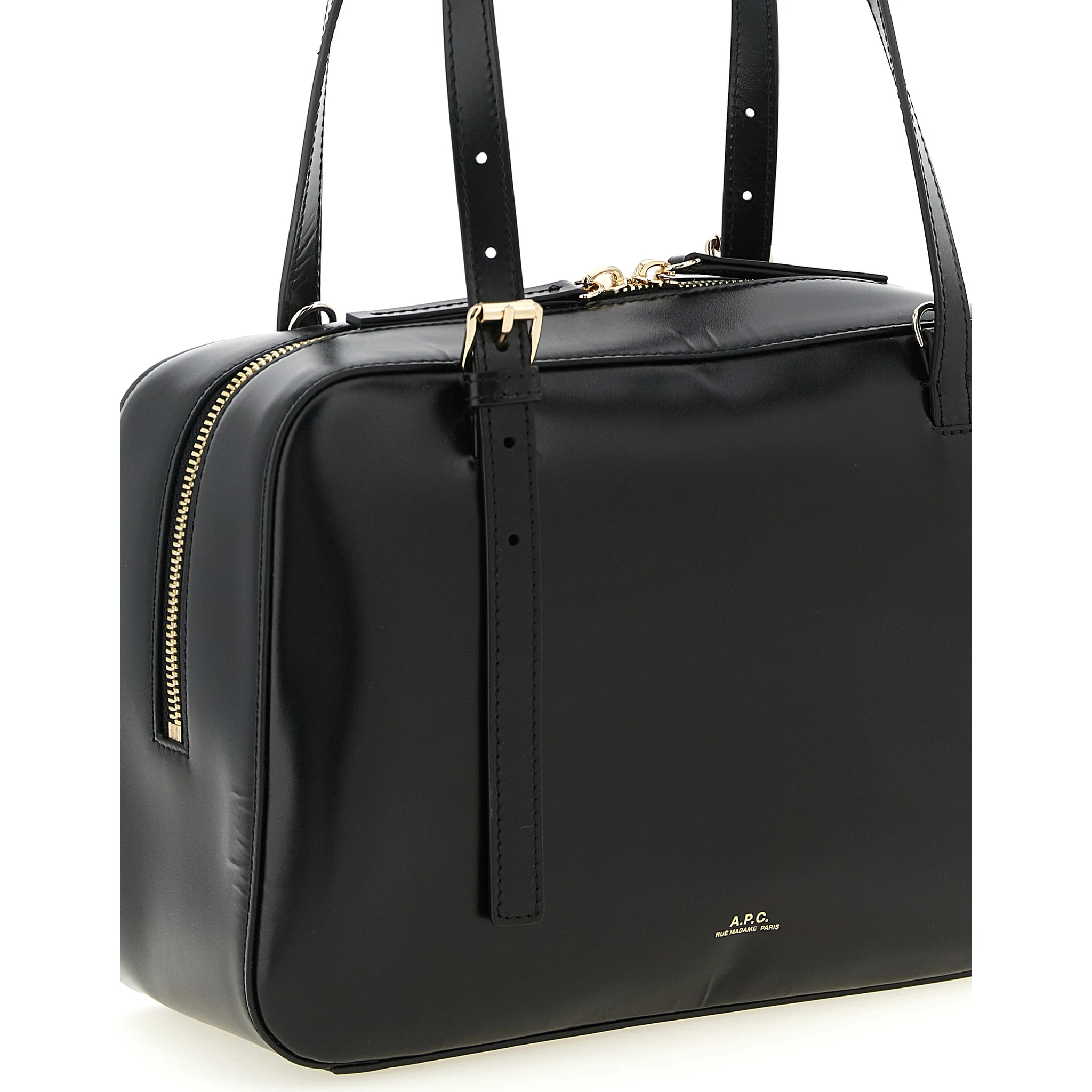 Black Cowhide Handbag