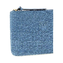 Blue Polypropylene Clutch Bag