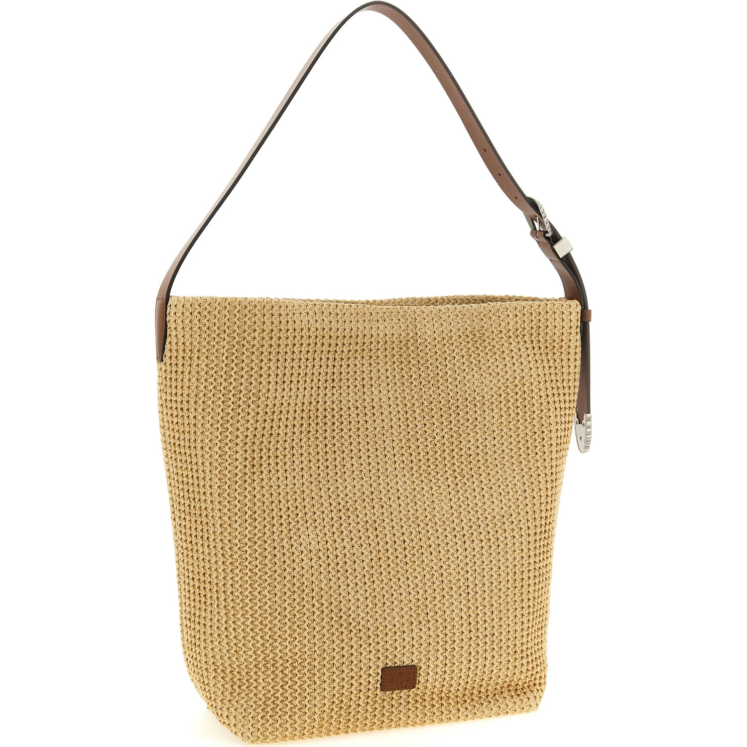 Multicolor Cowhide Shoulder Bag