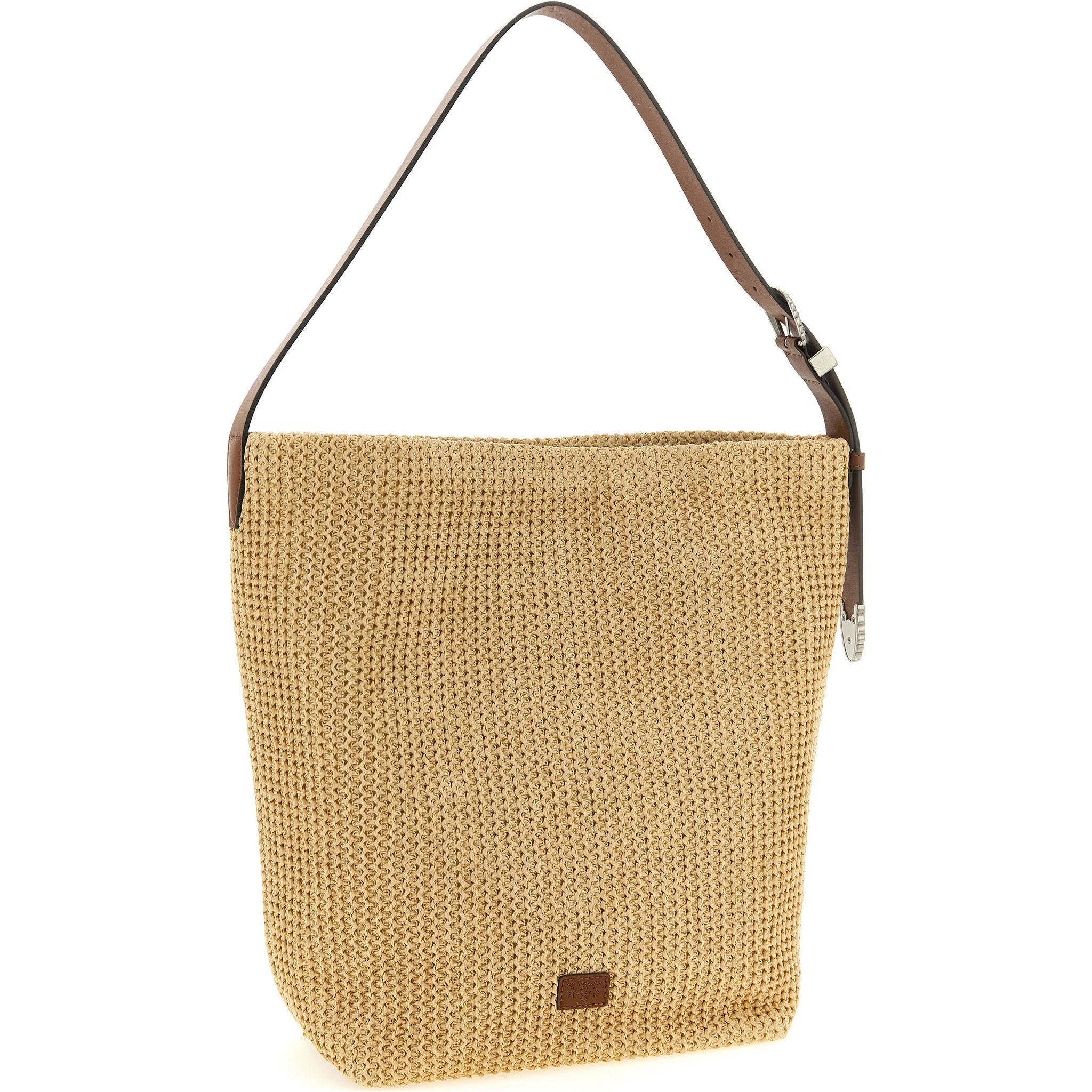 Multicolor Cowhide Shoulder Bag