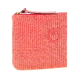 Fuchsia Polypropylene Clutch Bag