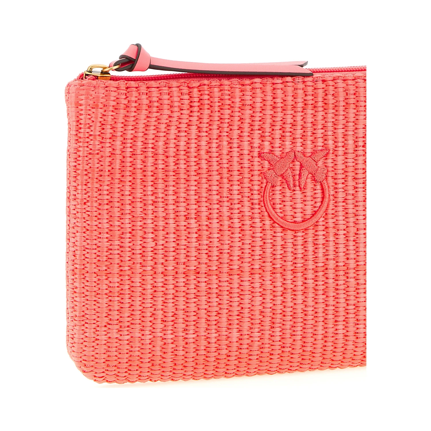 Fuchsia Polypropylene Clutch Bag