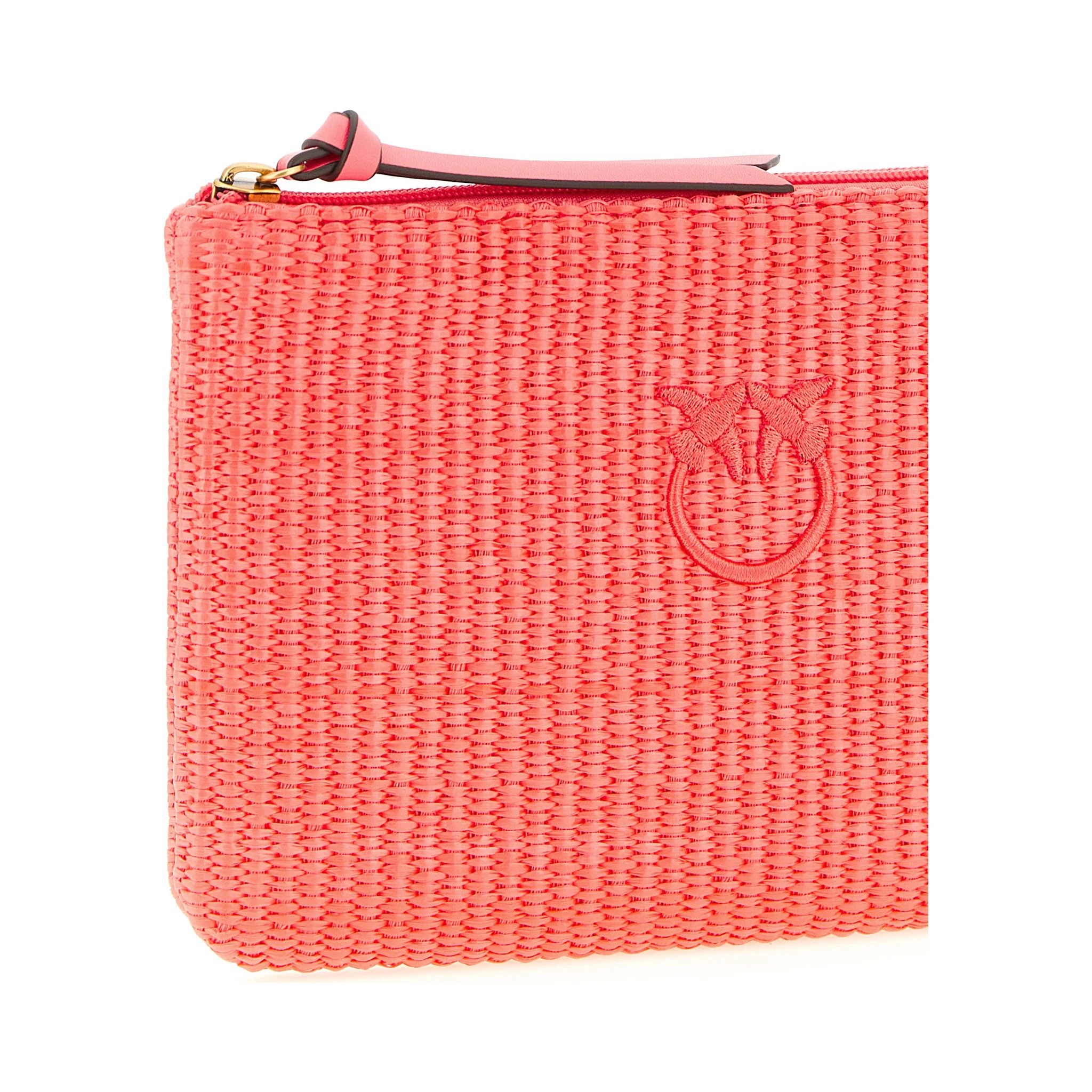 Fuchsia Polypropylene Clutch Bag