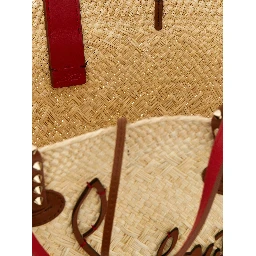 Beige Raffia Handbag
