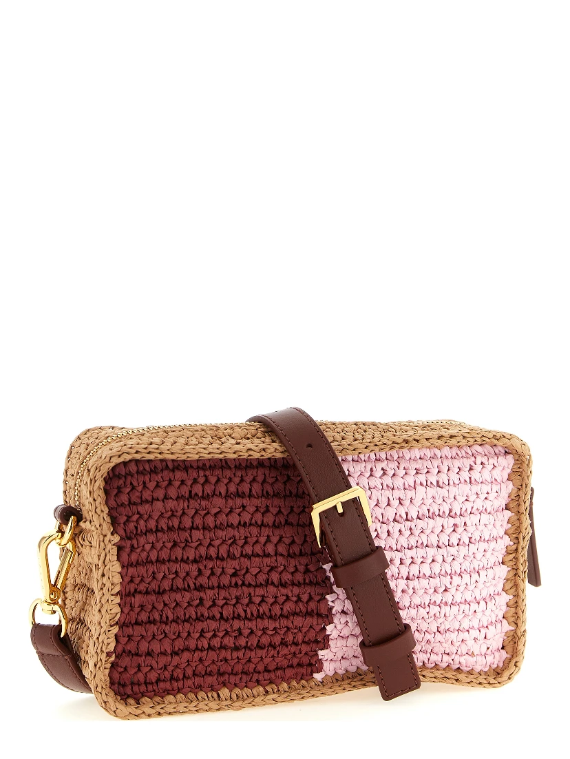 Multicolor Paper Crossbody Bag
