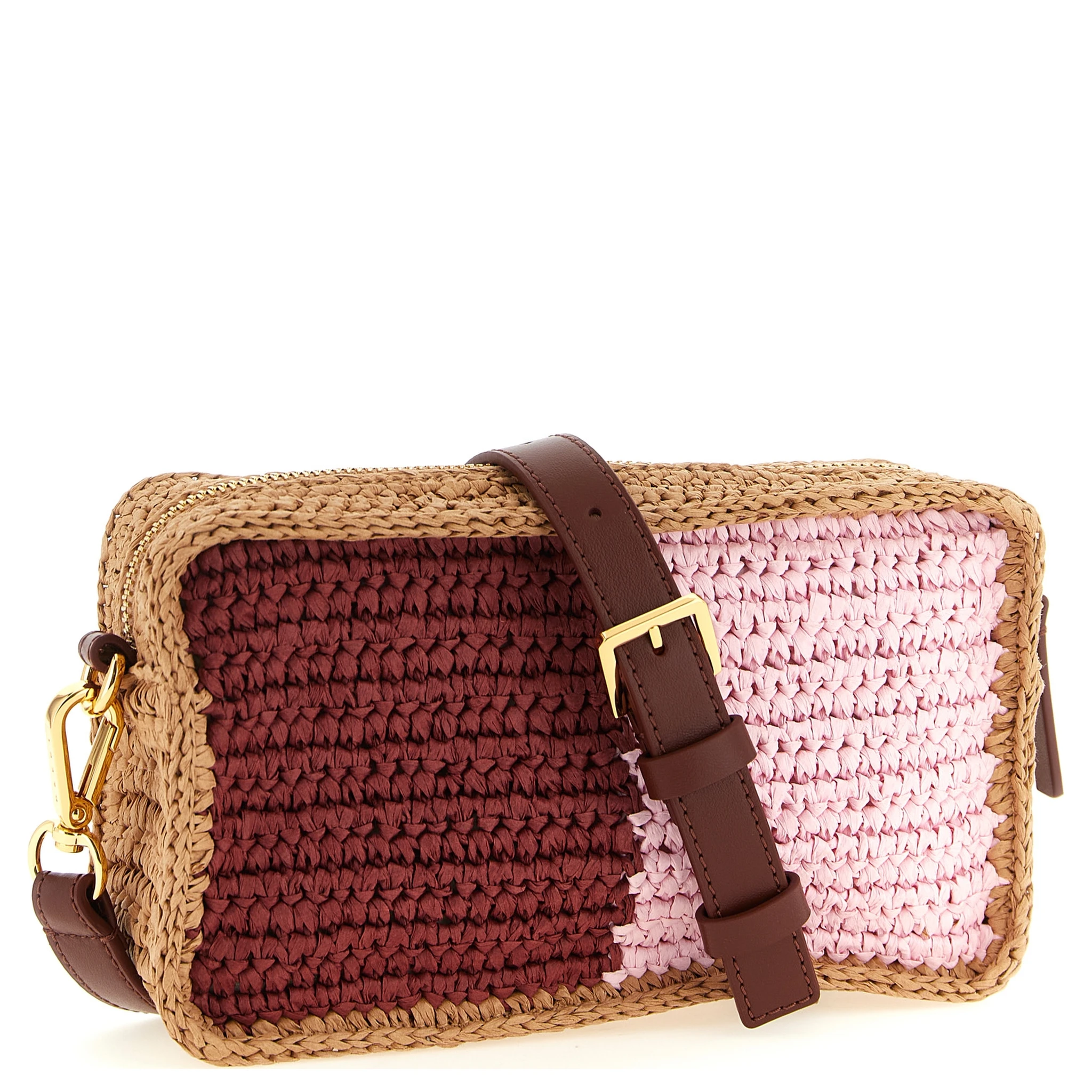 Multicolor Paper Crossbody Bag