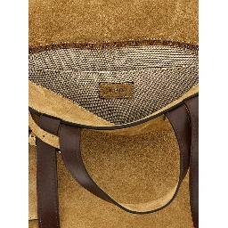 Brown Cowhide Tote Bag
