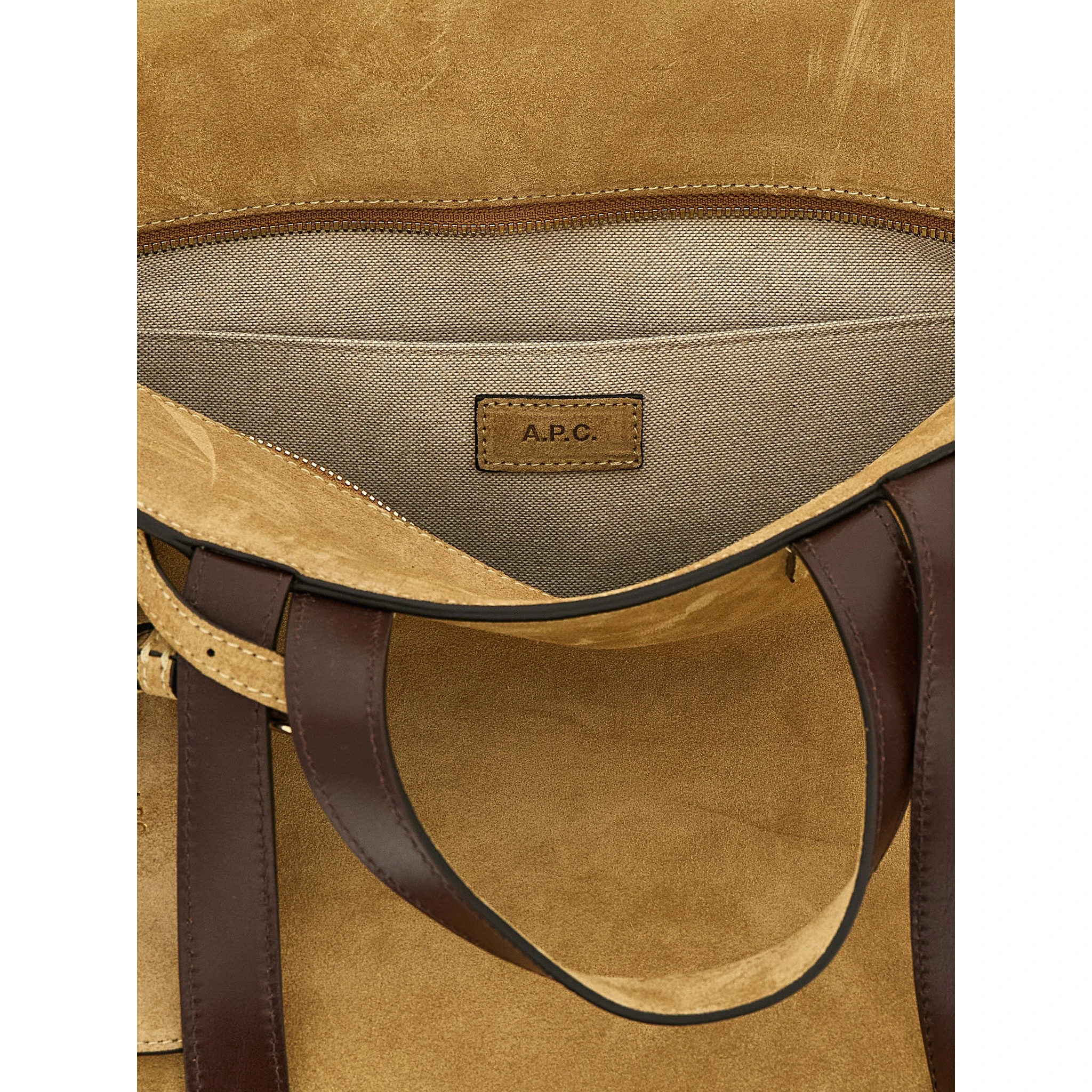 Brown Cowhide Tote Bag