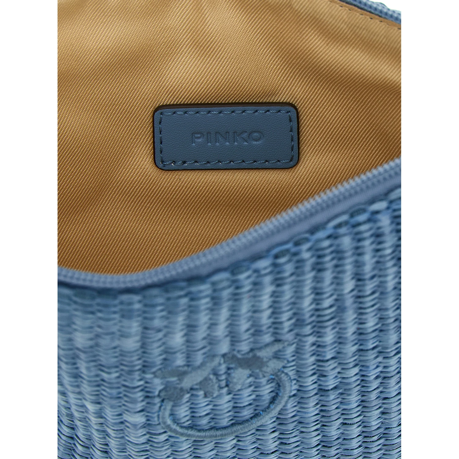 Blue Polypropylene Clutch Bag