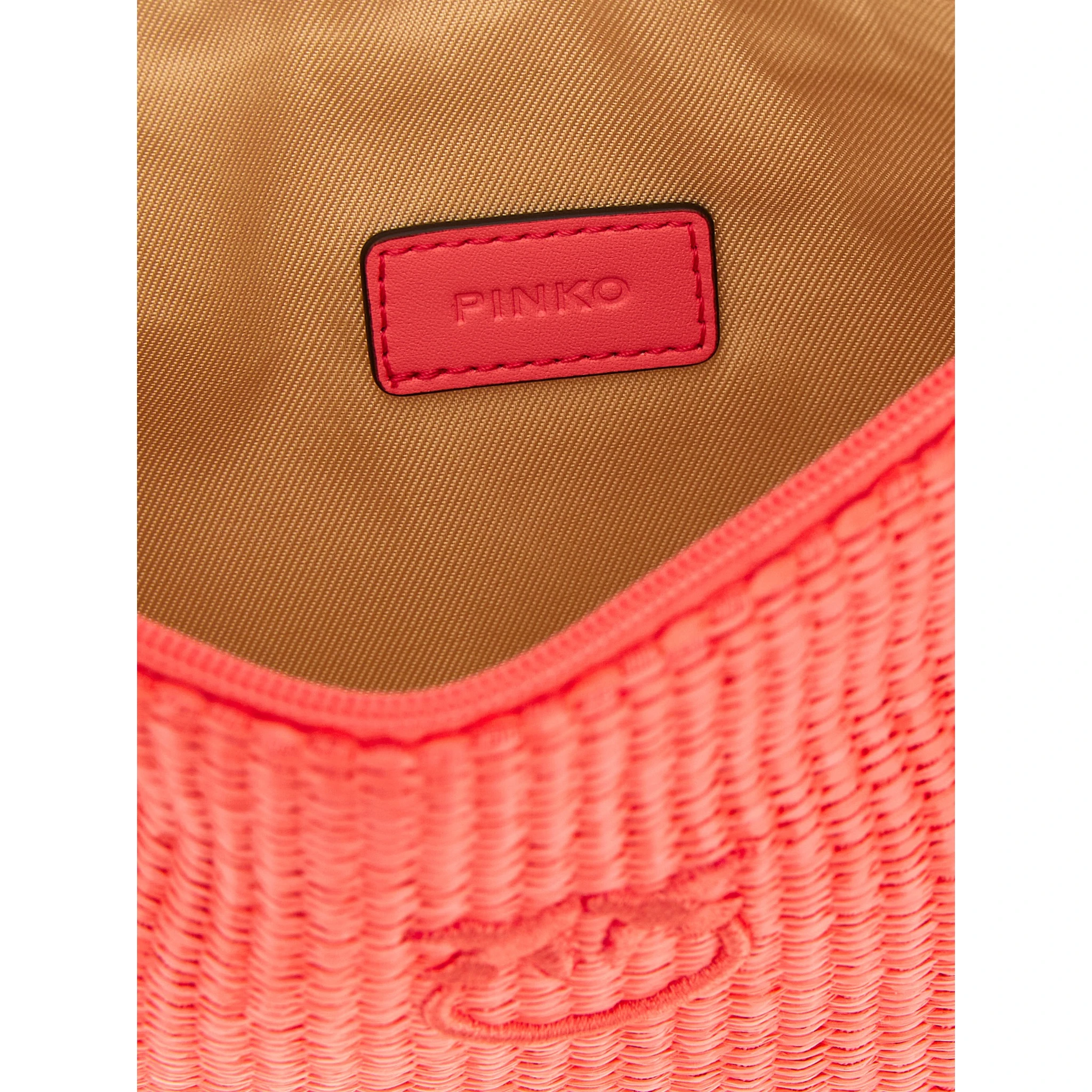 Fuchsia Polypropylene Clutch Bag