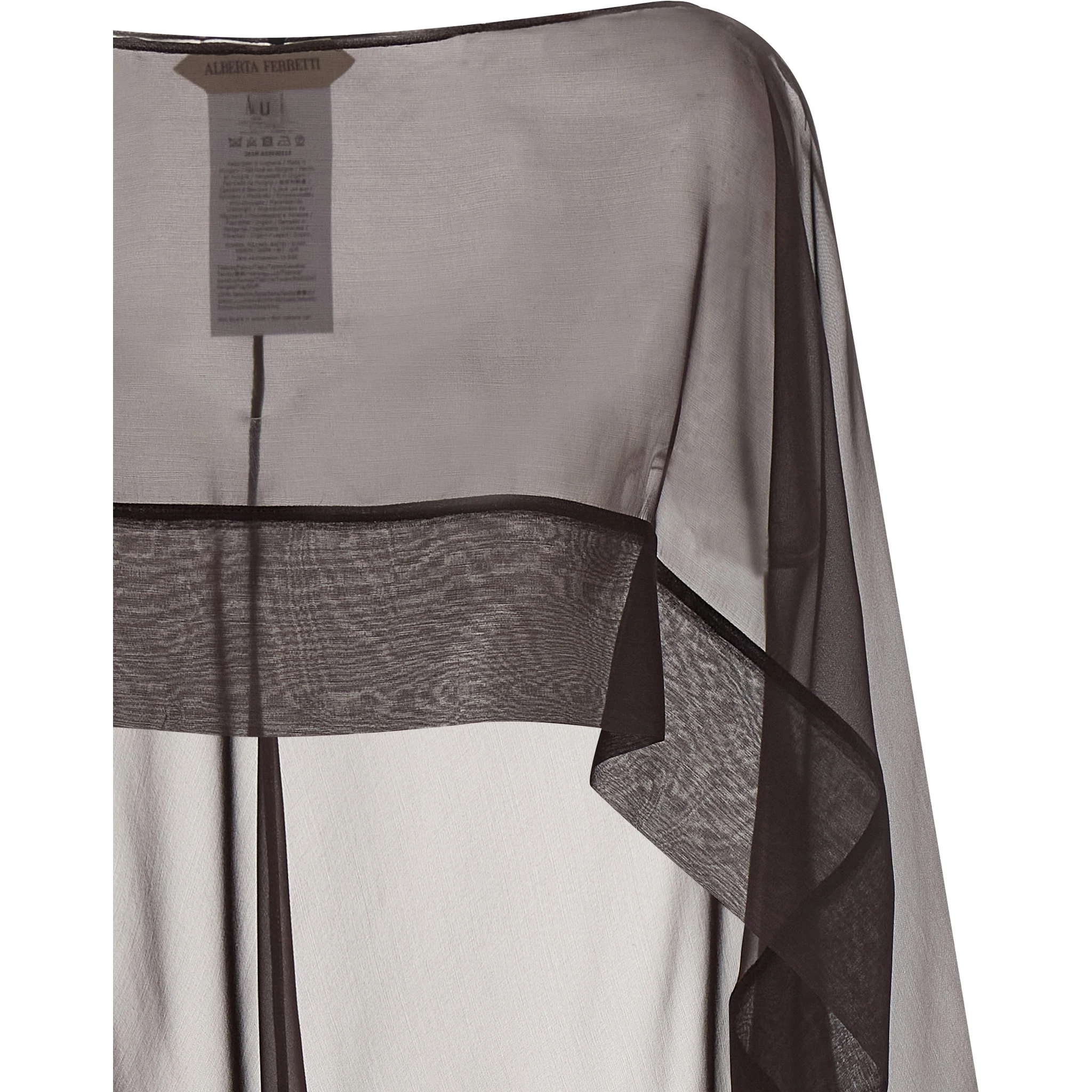 Brown Silk Scarf