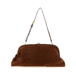 Brown Leather Clutch Bag