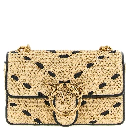 Beige Cowhide Crossbody Bag