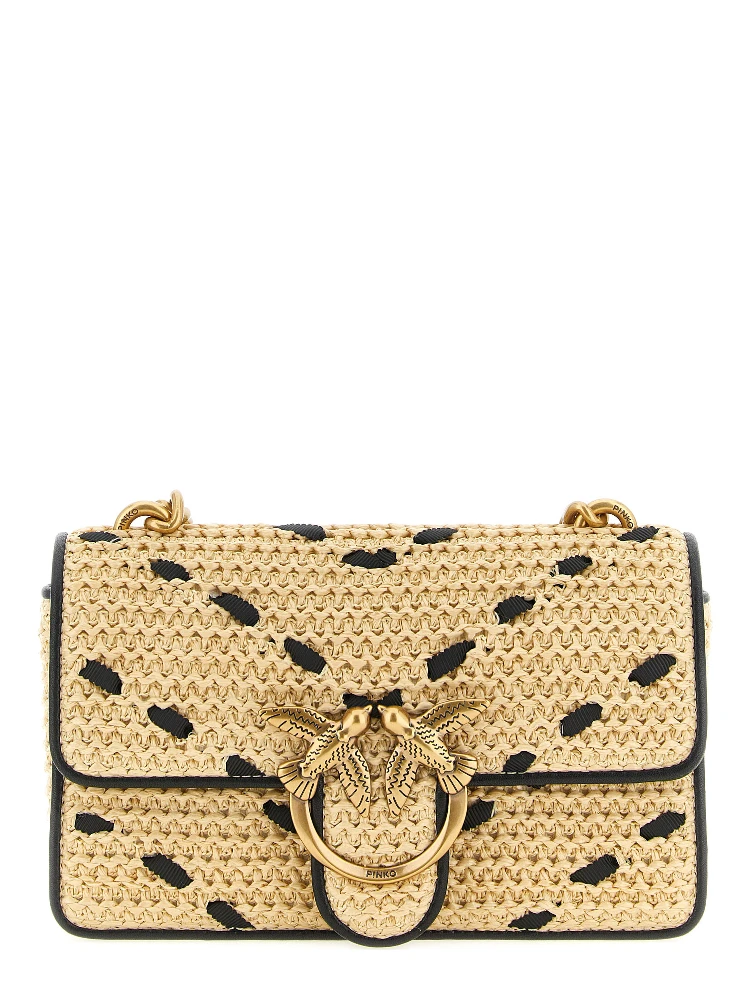 Beige Cowhide Crossbody Bag
