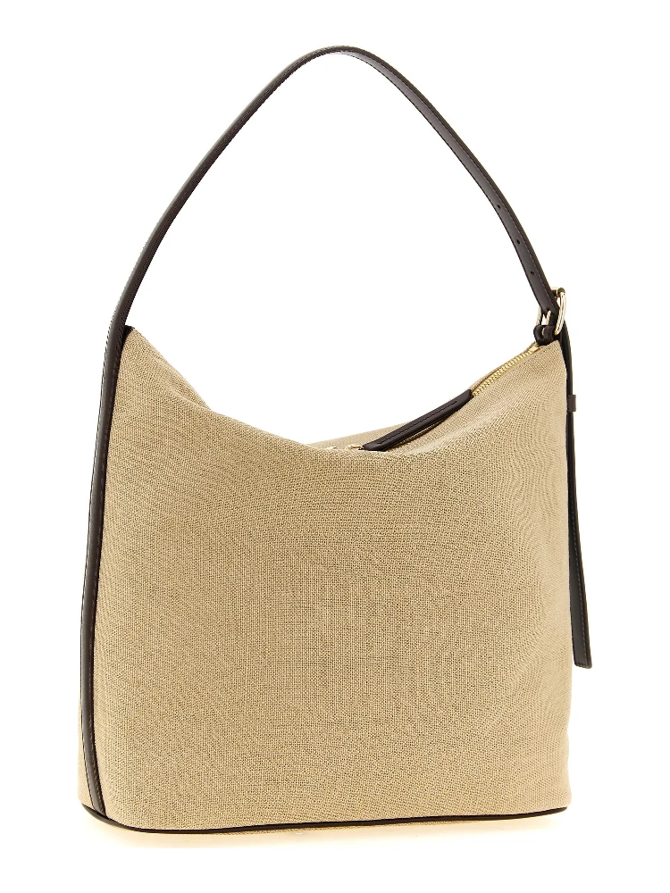 Beige Cotton Shoulder Bag alternative