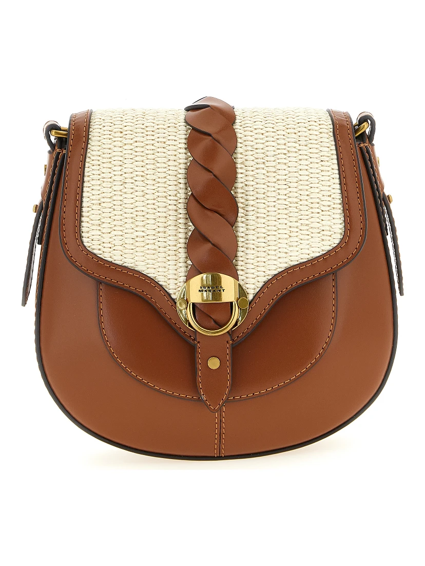 Brown Calfskin Crossbody Bag