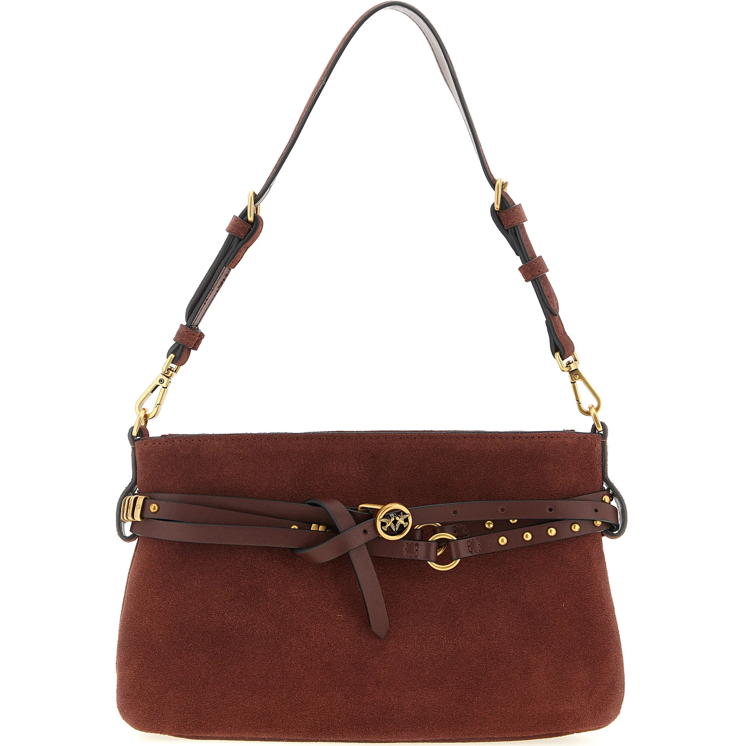Bordeaux Lamb Leather Shoulder Bag