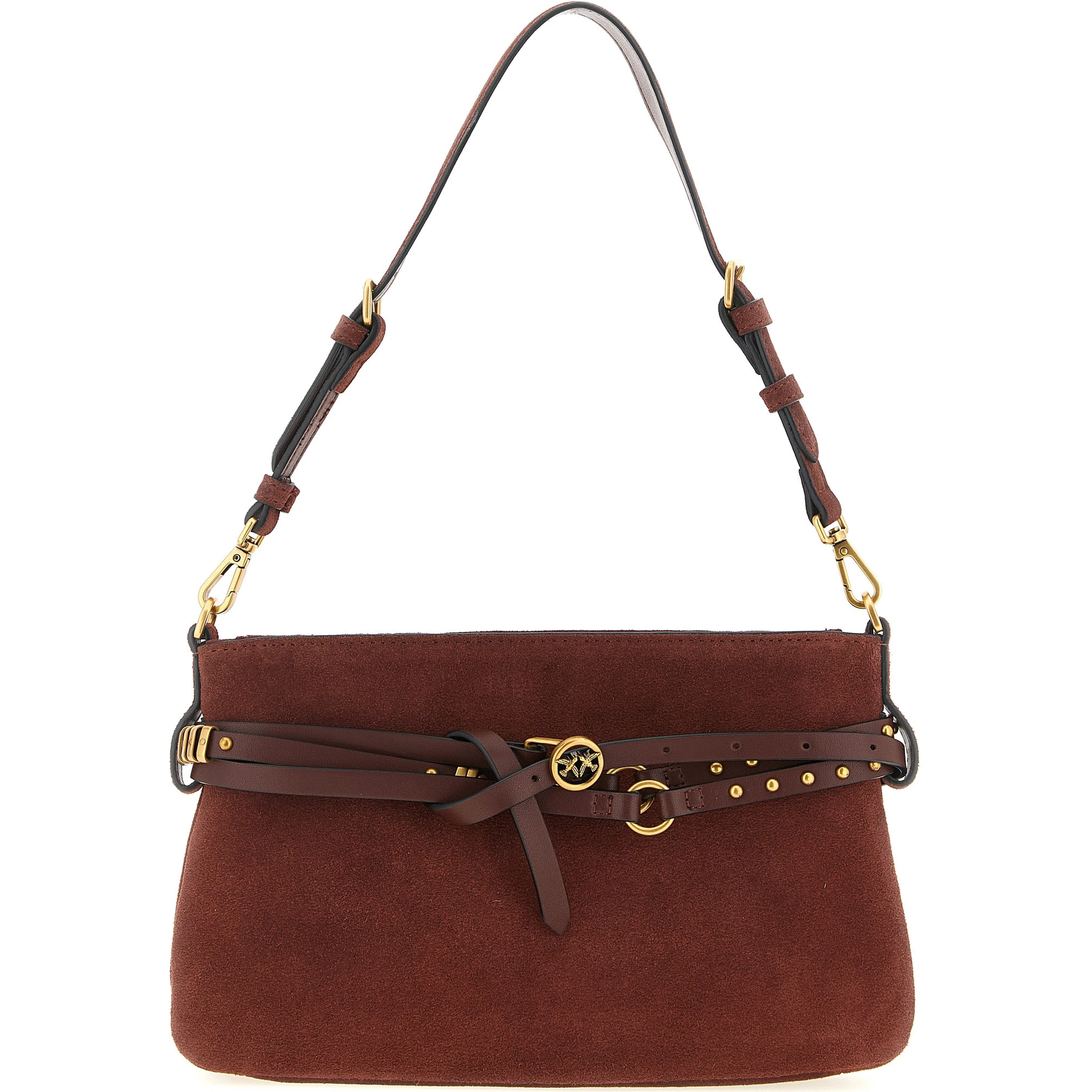 Bordeaux Lamb Leather Shoulder Bag