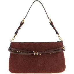 Bordeaux Cowhide Shoulder Bag