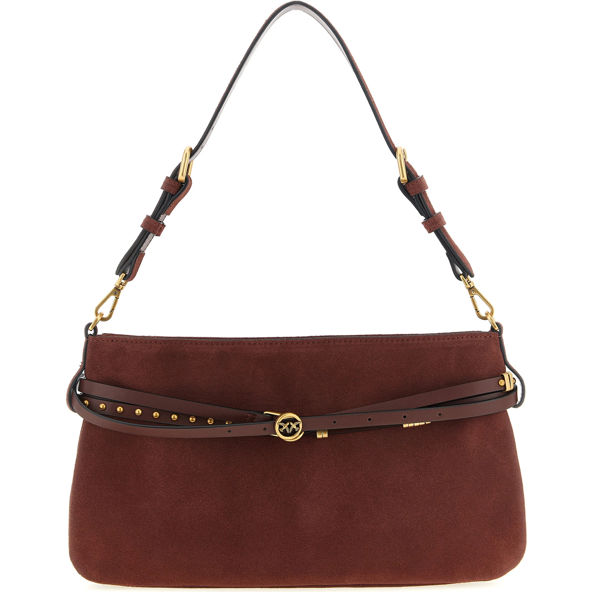 Bordeaux Cowhide Shoulder Bag