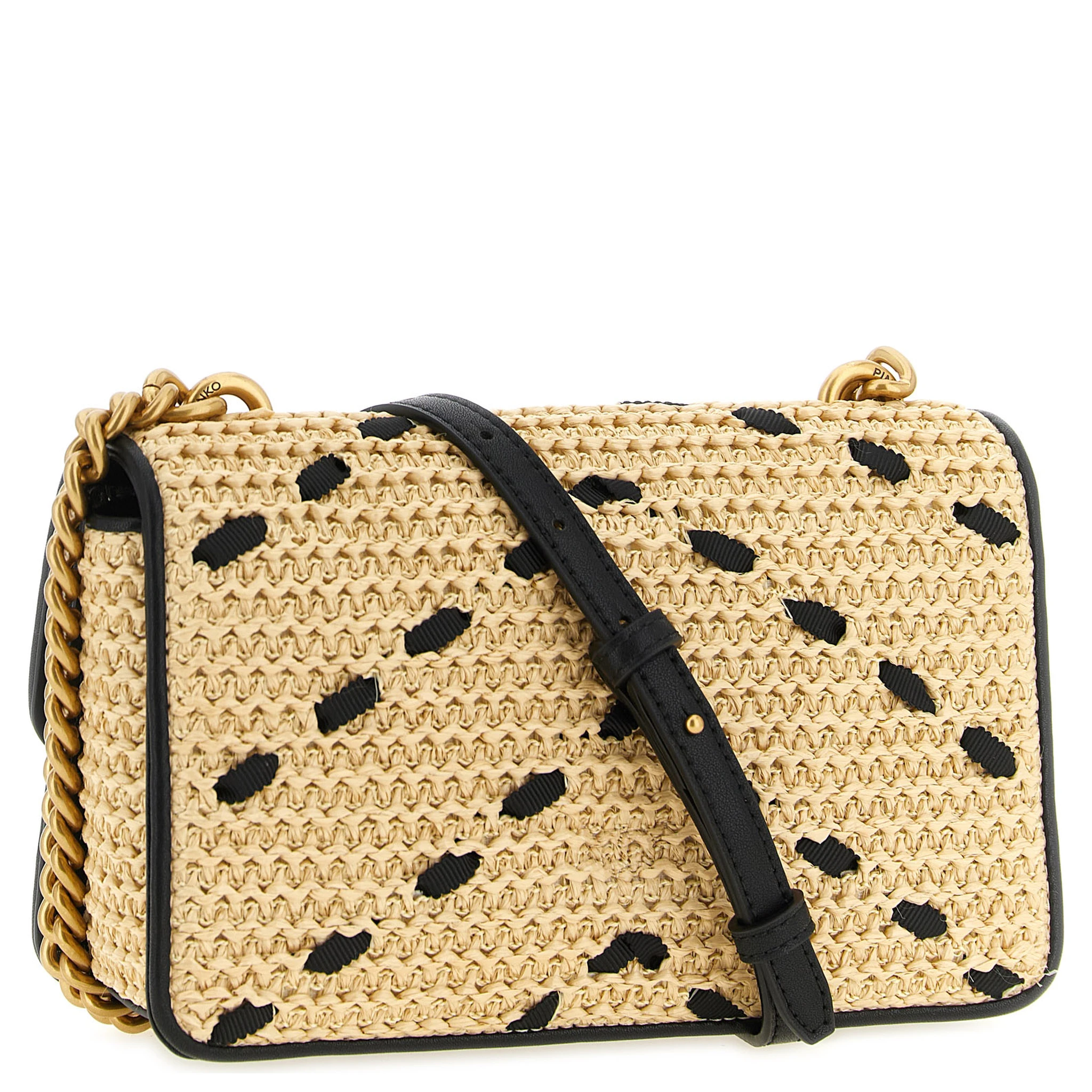 Beige Cowhide Crossbody Bag