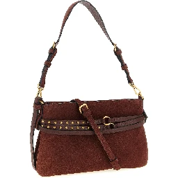 Bordeaux Lamb Leather Shoulder Bag