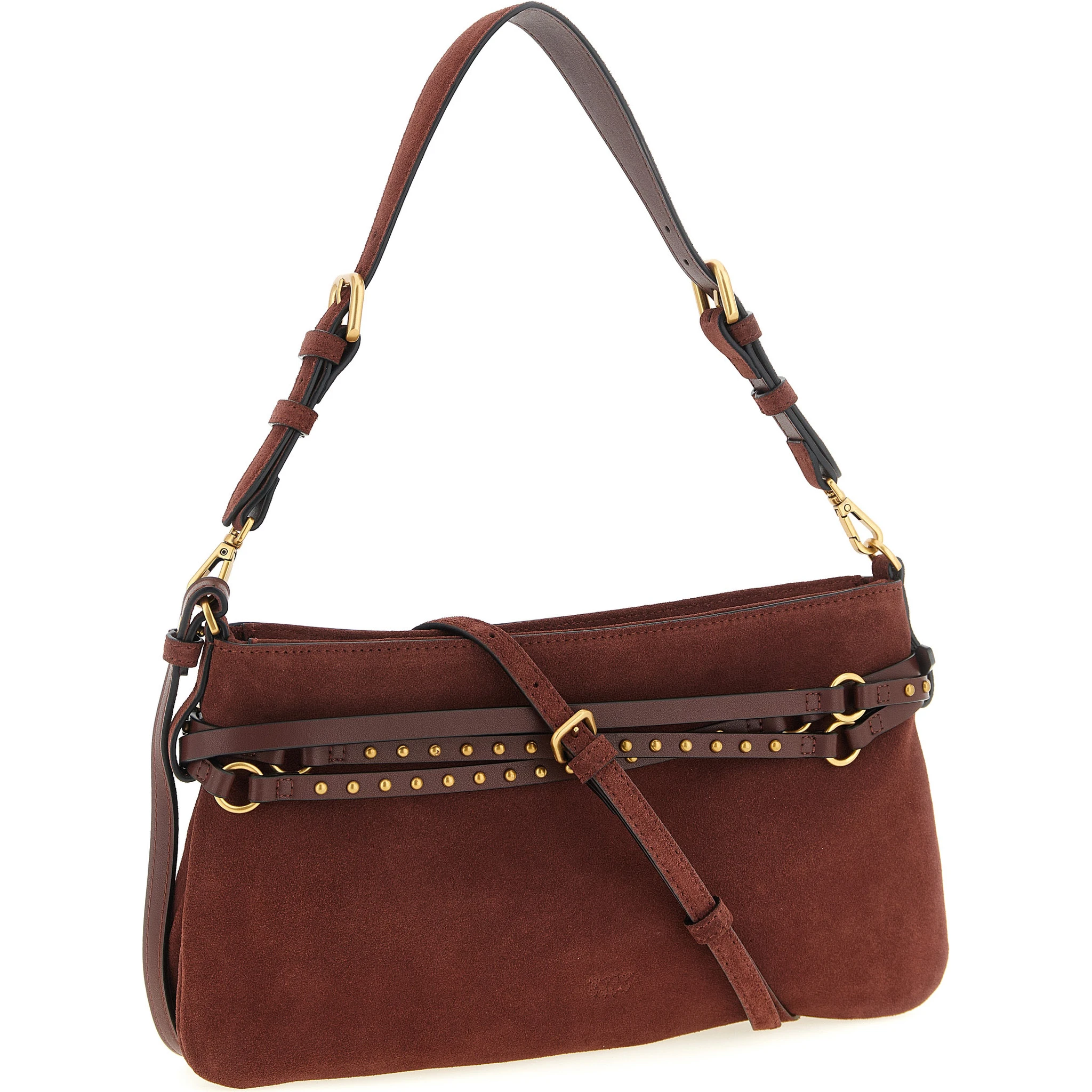 Bordeaux Cowhide Shoulder Bag