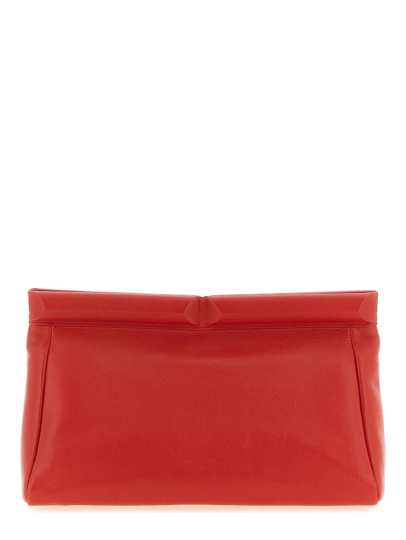 Multicolor Lambskin Clutch Bag