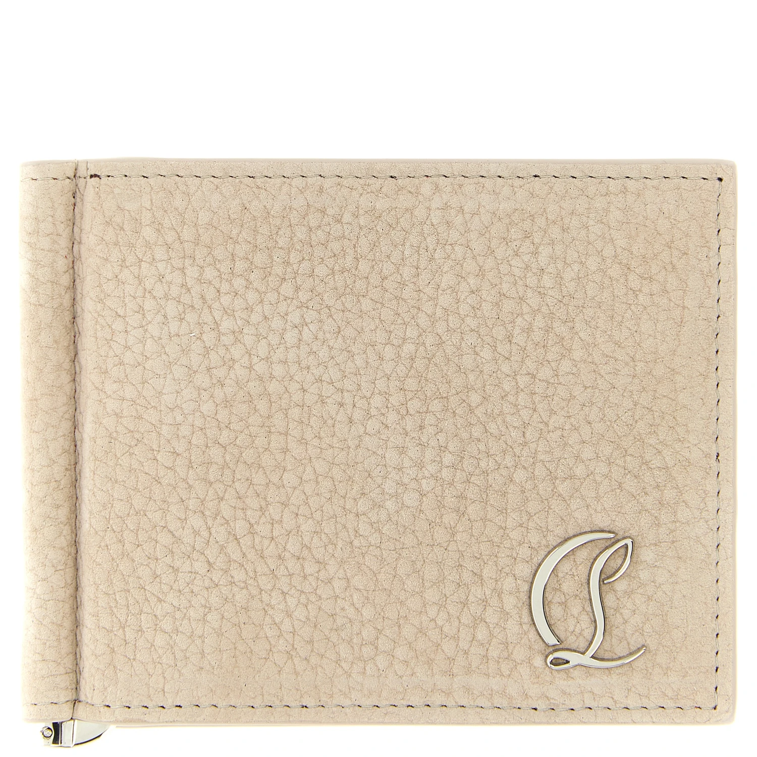Beige Calfskin Wallet