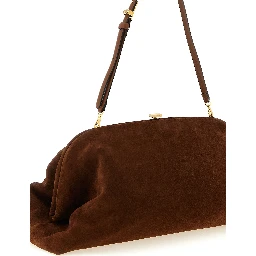 Brown Leather Clutch Bag
