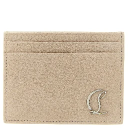 Beige Calfskin Cardholder